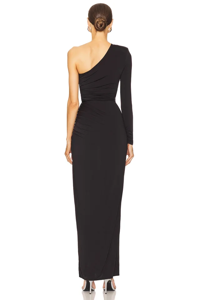 Michael Costello x REVOLVE Gilly Maxi Dress in Black, photo 4 of 4 from REVOLVE (Canada)