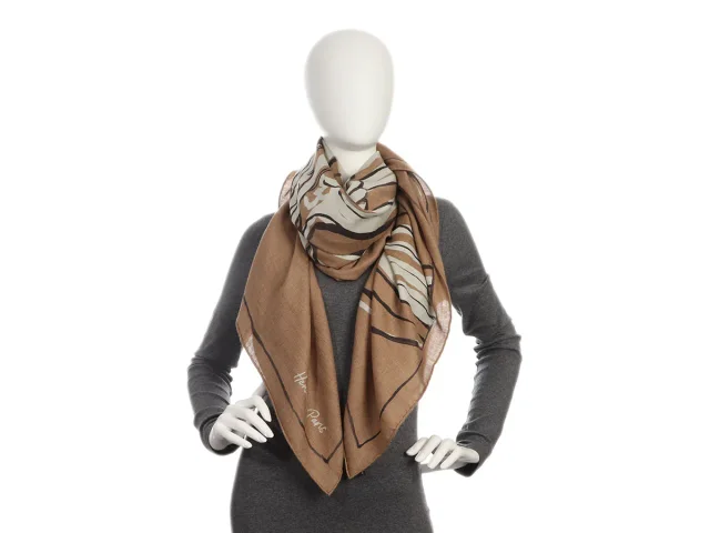 Hermès Libre Comme Pegase Cashmere Silk Shawl 140cm in Silk from Ann's Fabulous Finds, photo 2 of 2