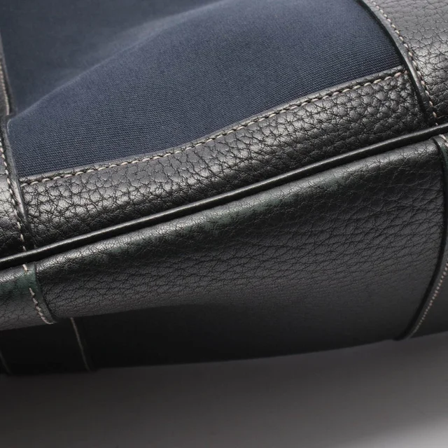 Hermès Garden Party PM Toile Officier Leather Tote Bag in Black Leather from LuxUness, photo 7 of 10