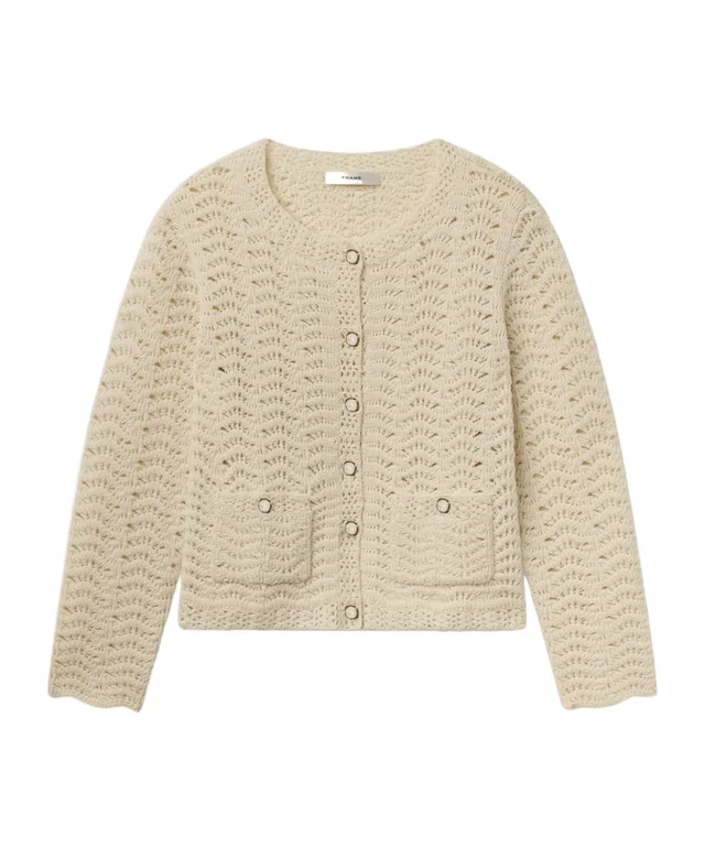 Frame herringbone knit cardigan, image 1 of 1 from SENSER