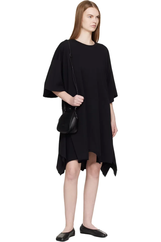 MM6 Maison Margiela Black Anatomic Travel Ballerina Flats, photo 5 of 5 from SSENSE