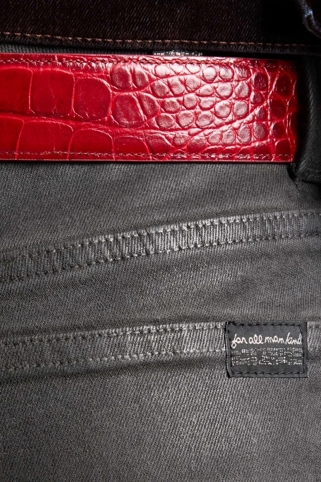 7 For All Mankind Calie logo-patch straight jeans, photo 7 of 9 from SENSER