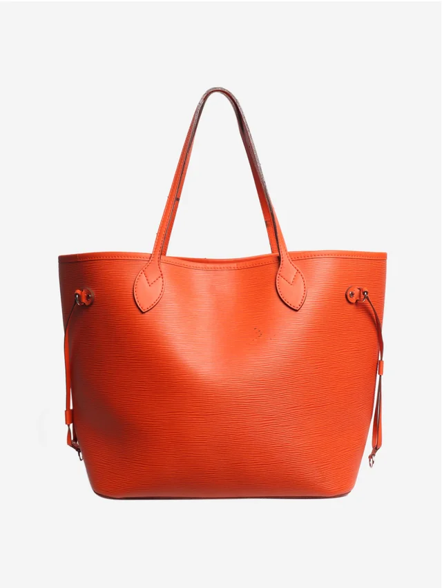 Louis Vuitton Orange 2013 Neverfull MM Epi leather tote in Orange Leather from Sign of the Times