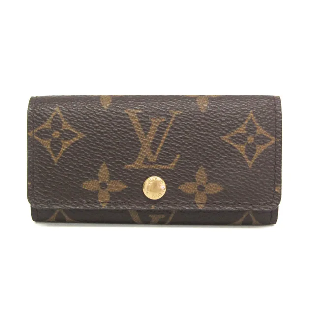 Louis Vuitton 4 Key Holder M62631 Men,Women Monogram Key Case Brown in Brown Monogram from Elady