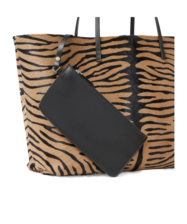 Fendi Medium Roll Tiger-print pony-effect leather shopper, photo 5 of 5 from SENSER