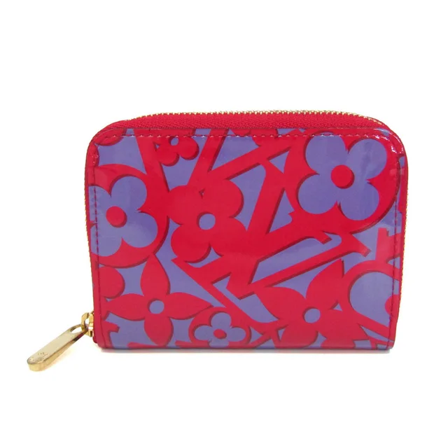Louis Vuitton Sweet Monogram Zippy Coin Purse M90130 Women's Vernis Coin Purse/coin Case Pink,Purple in Pink/Purple Vernis from Elady