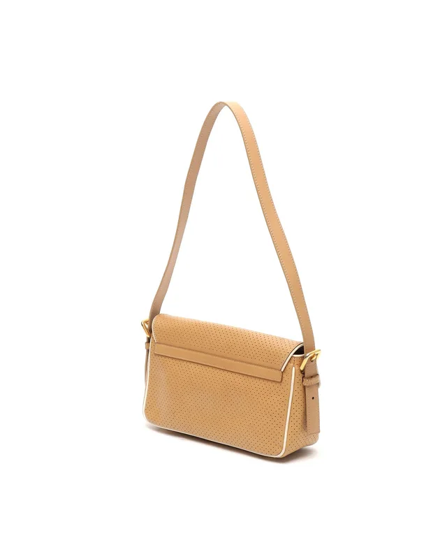 Prada Perforated Sound Lock Flap Bag in Leather from A Retro Tale, photo 3 of 9