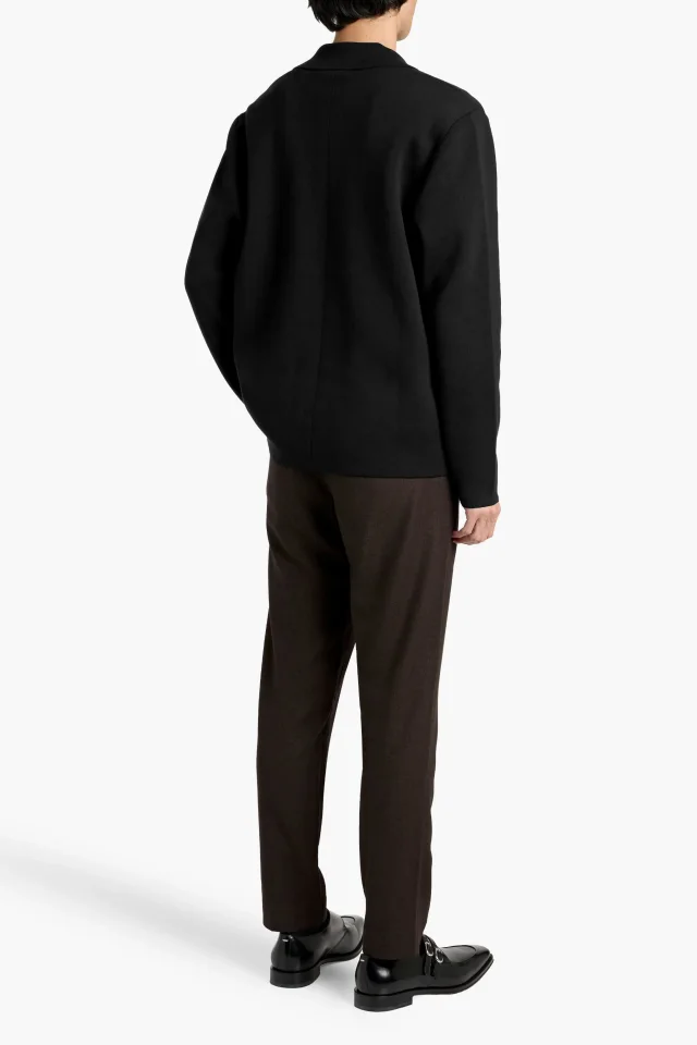 Rag & Bone Lennox Flannel Tailored Pants in Dark brown, photo 3 of 4 from THE OUTNET