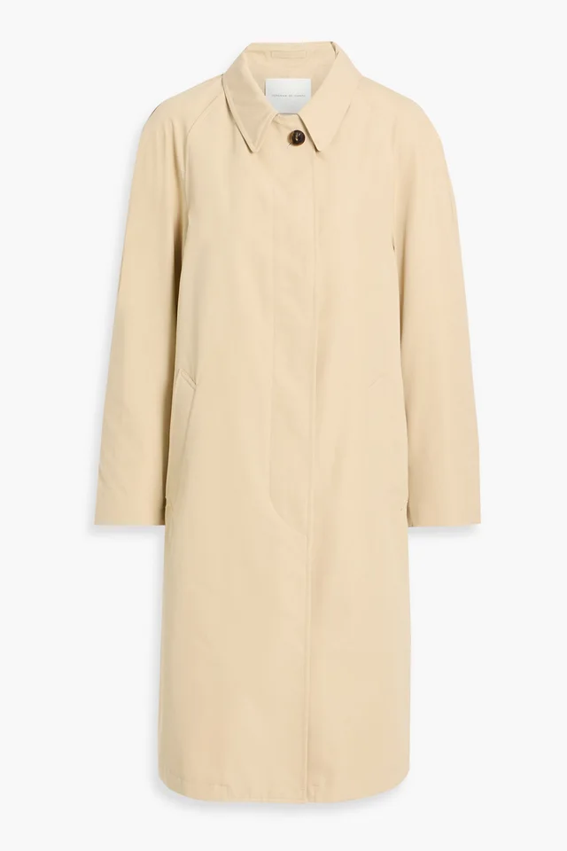 Veronica De Piante Laura Cotton Trench Coat in Beige from THE OUTNET, photo 1 of 1