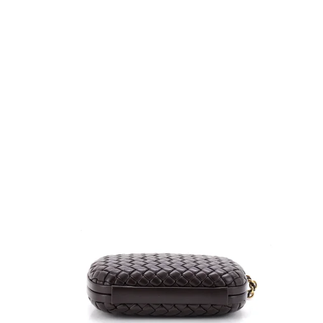 Bottega Veneta Box Knot Clutch NM Intrecciato Nappa Small in brown|red Nappa leather from Rebag, photo 4 of 7