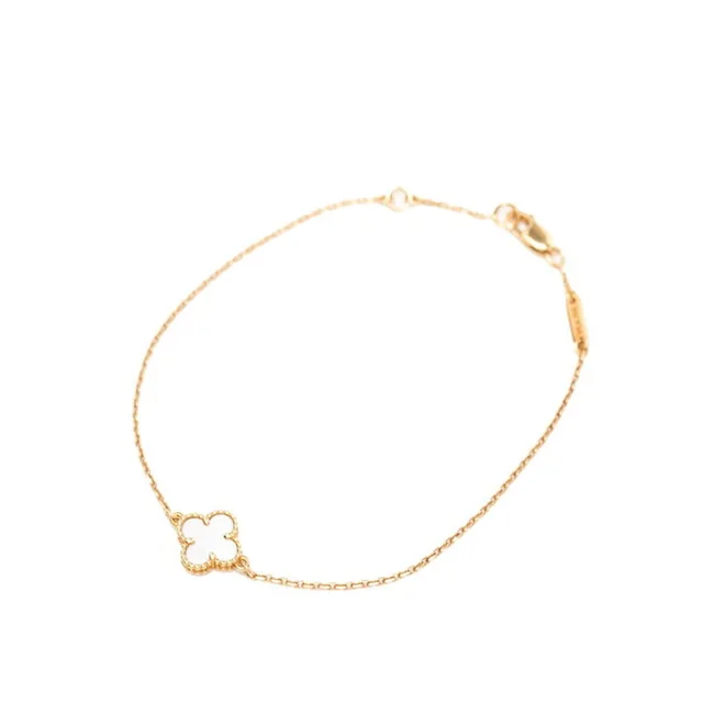 Van Cleef & Arpels 18k Gold Pearl Charm Bracelet in gold from Poshmark