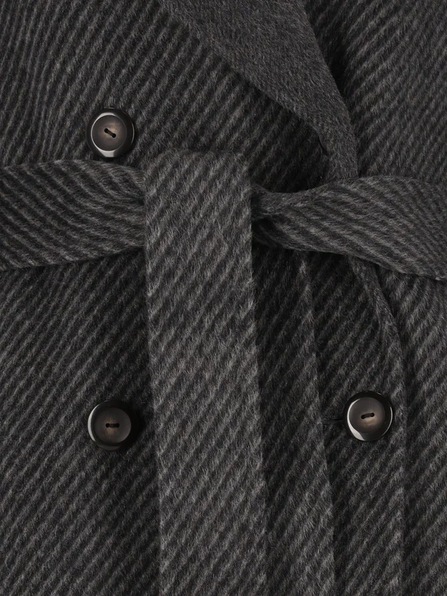 Emporio Armani belted double-breasted coat, photo 4 of 4 from SENSER