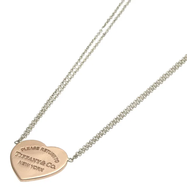 Tiffany & Co. Return to Necklace Silver Rubedo Metal in Silver from The Reluxe
