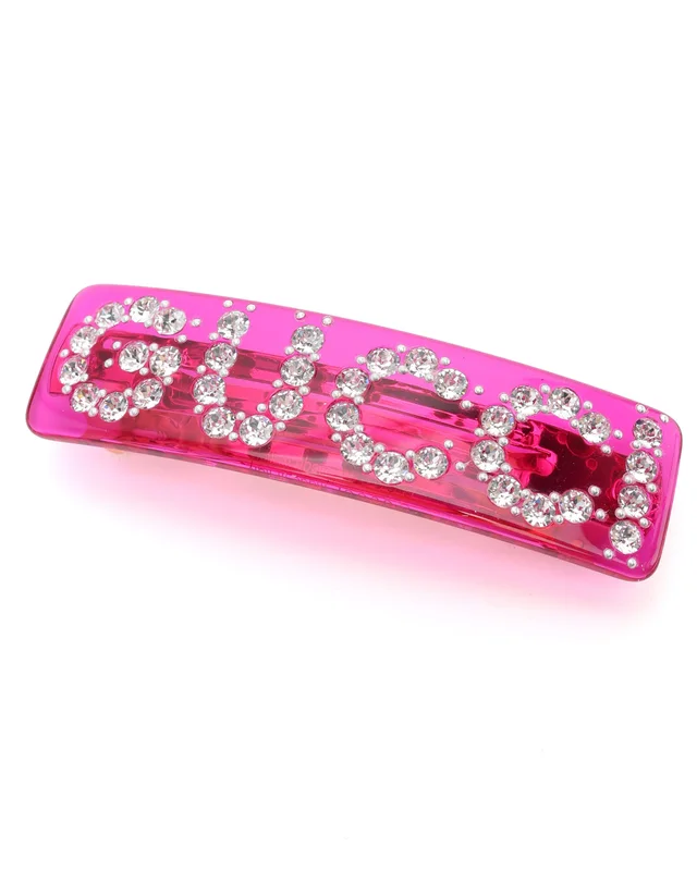 Gucci Rhinestone Hair Clip in Resin from A Retro Tale, photo 2 of 3