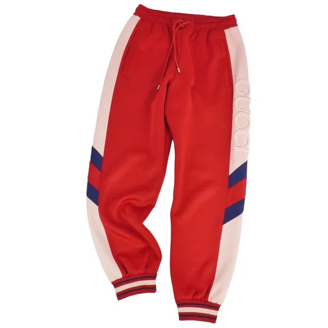 Gucci Pants Long Track Logo Jersey from The Reluxe