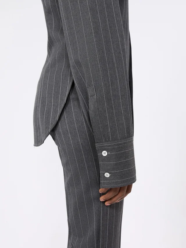 Sportmax Striped Button-Up Shirt, photo 6 of 6 from SENSER