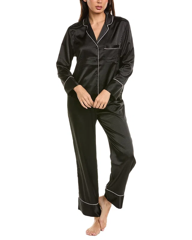 MARION 2pc Satin Pajama Set, image 1 of 1 from Rue La La