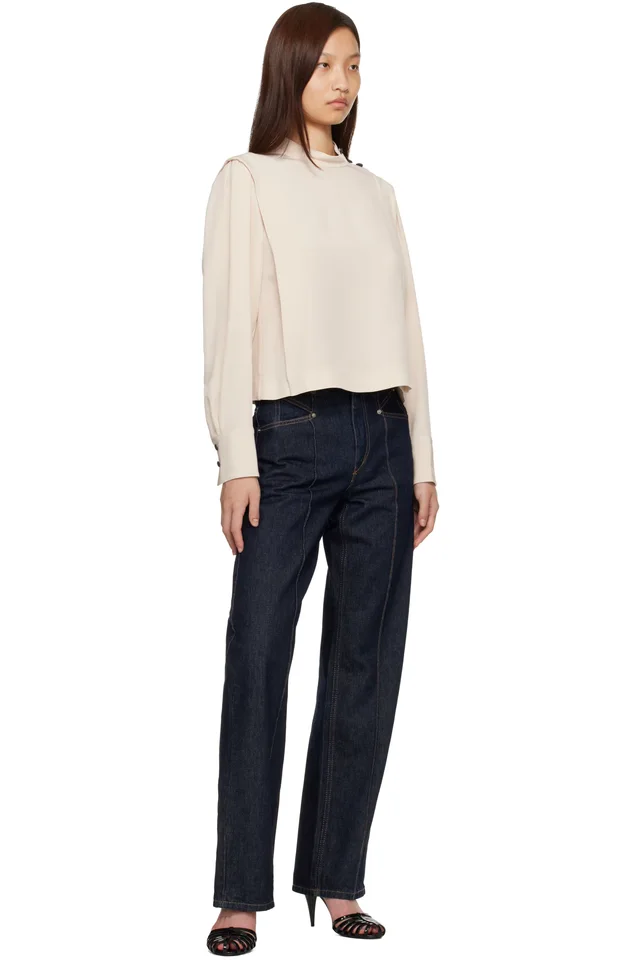 Isabel Marant Off-White Felissa Blouse, photo 4 of 4 from SSENSE