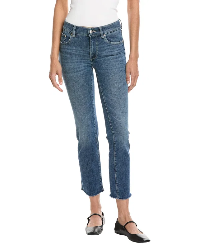 DL1961 Mara Ankle Chancery Straight Jean in https://asset1.ruecdn.com/images/sw/141566/1415669665_RLSW_blue.jpg, image 1 of 1 from Gilt
