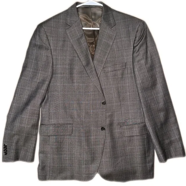 Loro Piana Custom Blazer With Super 120’s From in brown|red|gray from Poshmark
