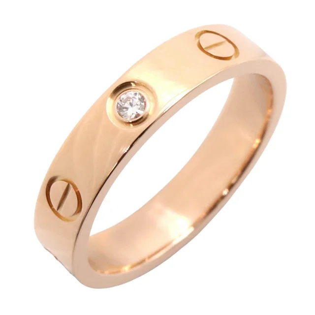 Cartier Mini Love Au750 Diamond Ring Size 9.5 from LuxUness