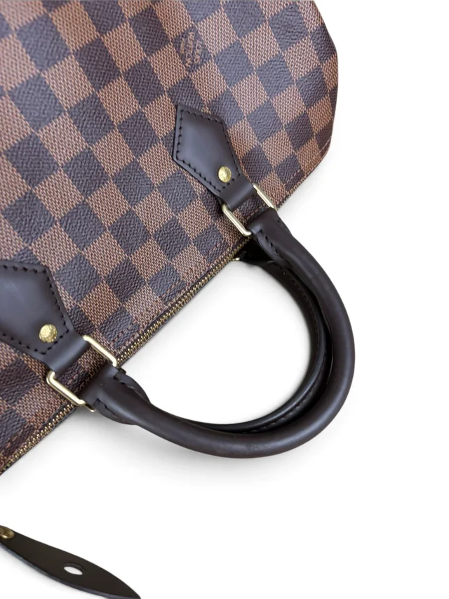Louis Vuitton Damier Ebene Speedy 30 in Brown Coated canvas from Season 2 Consign, photo 7 of 11