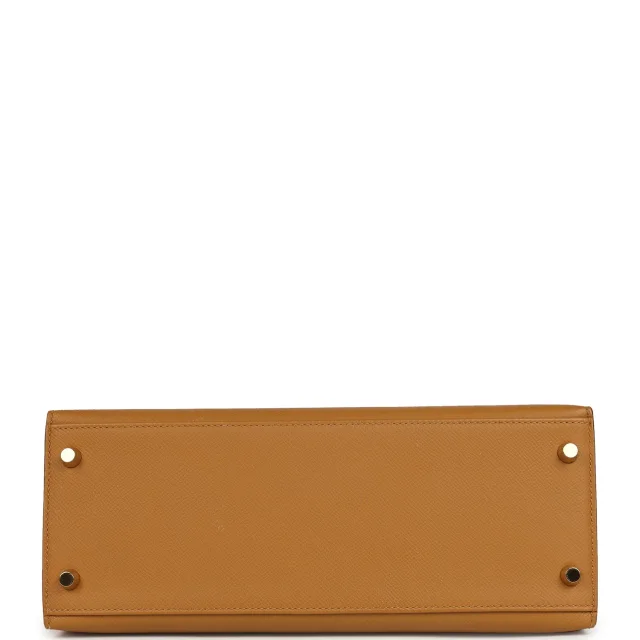 Hermès Kelly Sellier 28 Sesame Epsom Gold Hardware in Epsom leather from Madison Avenue Couture, photo 6 of 9