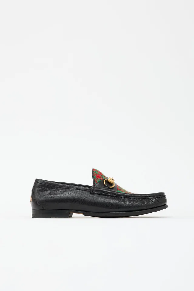Gucci Leather 1953 Plaid Loafer in Leather from VSP Consignment