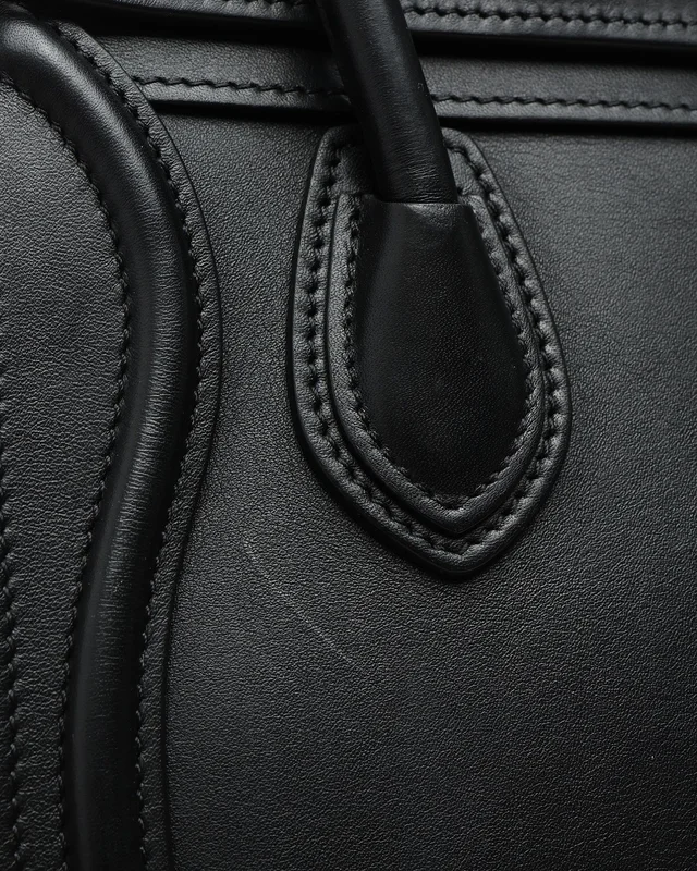 Celine Nano Luggage Bag in Leather from A Retro Tale, photo 6 of 8