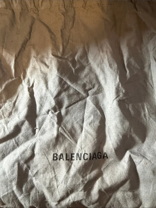 Balenciaga Drawstring Dust Bag in black|gray from Poshmark