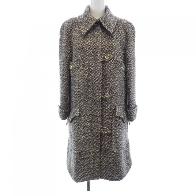 Chanel 01A Vintage Coat Brown in Brown from The Reluxe