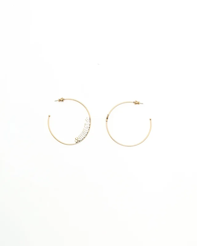 Dior J'Adior Hoop Earrings from A Retro Tale, photo 2 of 3