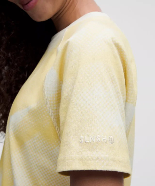 lululemon Cotton Classic Printed T-Shirt *SLNSH Collection in Sun Faded Dot Dancer Yellow Multi, photo 6 of 8 from lululemon