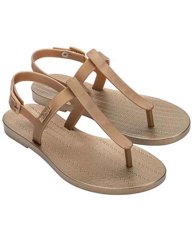 Melissa Shoes Sun Ventura Metallic Sandal, image 1 of 1 from Rue La La
