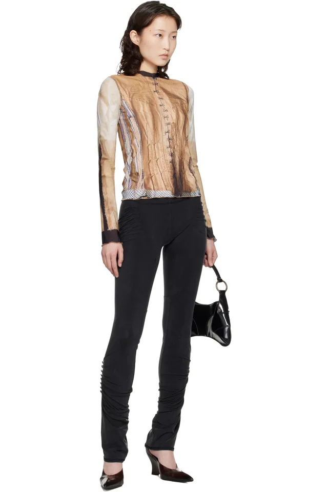 KNWLS Black Leia Trousers, photo 4 of 4 from SSENSE