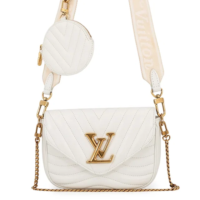 Louis Vuitton New Wave Multi Pochette BlumM57864 Leather in Leather from GALLERY RARE