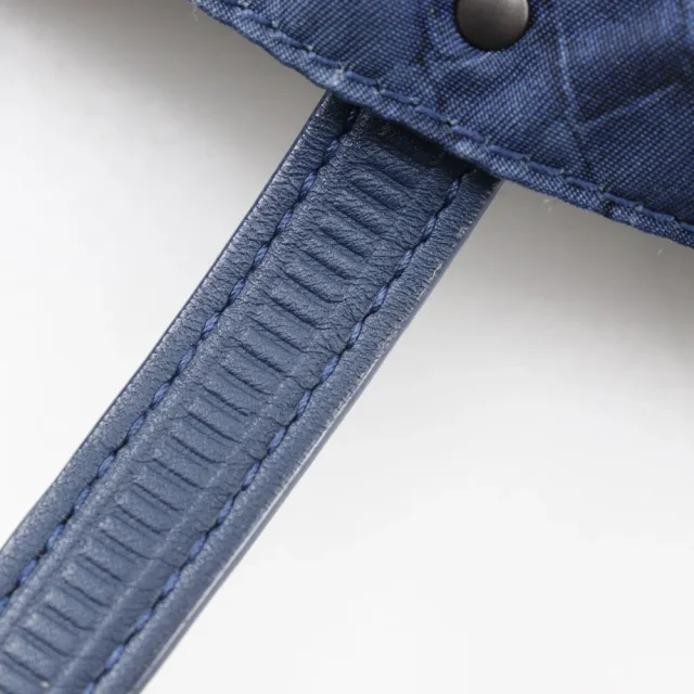 Bottega Veneta Intrecciolusion Tote Printed Nylon Navy Bag in Navy Nylon from HEWI, photo 10 of 12