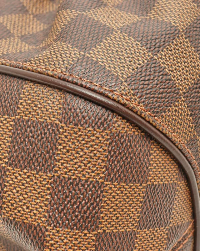 Louis Vuitton Damier Ebene Sistina PM Shoulder Bag in Brown Canvas from A Retro Tale, photo 6 of 9