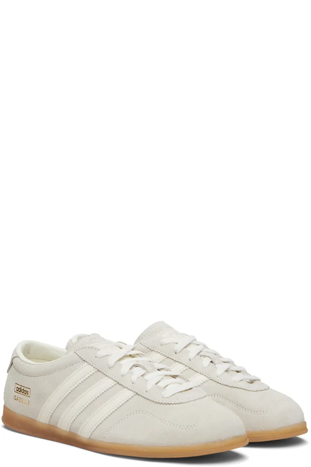 adidas Originals Off-White Gazelle Lo Pro Sneakers, photo 4 of 5 from SSENSE