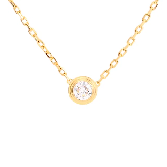 Cartier 18K Damour LM Yellow Gold in Yellow from VINTAGE QOO TOKYO