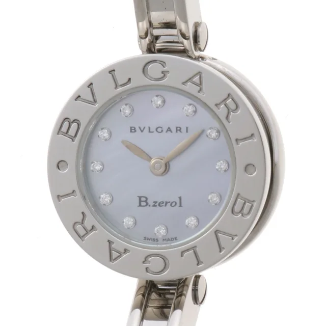 Bvlgari B.zero1 B-zero Watch Stainless Steel Blue Shell in Blue from The Reluxe