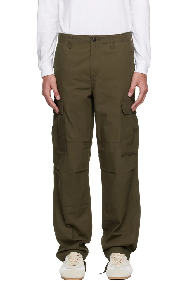 Khaki Regular Cargo Pants, image 1 of 1 from SSENSE