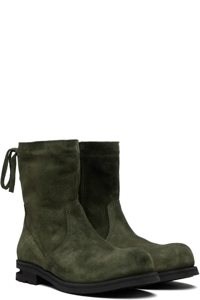Kiko Kostadinov Khaki Farkas Boots, photo 4 of 5 from SSENSE
