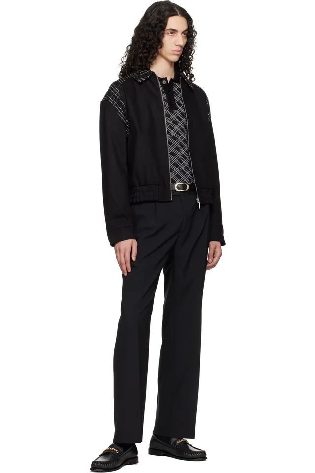 Ernest W. Baker Black Varsity Jacket, photo 4 of 4 from SSENSE