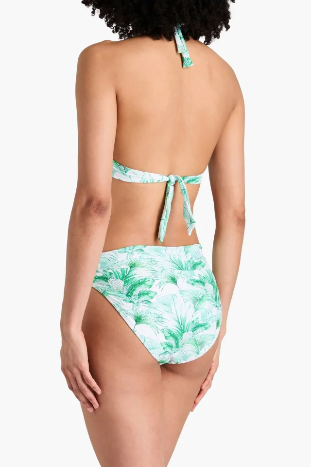 Melissa Odabash Provence Printed Bikini Briefs in Green, photo 3 of 4 from THE OUTNET