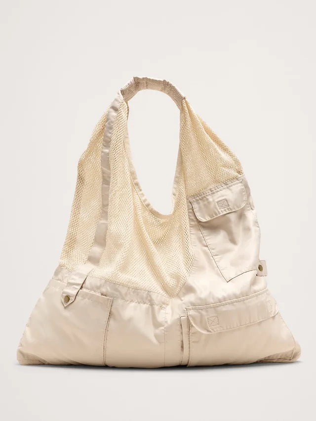 Banana Republic Heritage Mesh Tote in Beige from Banana Republic (Canada), photo 1 of 1