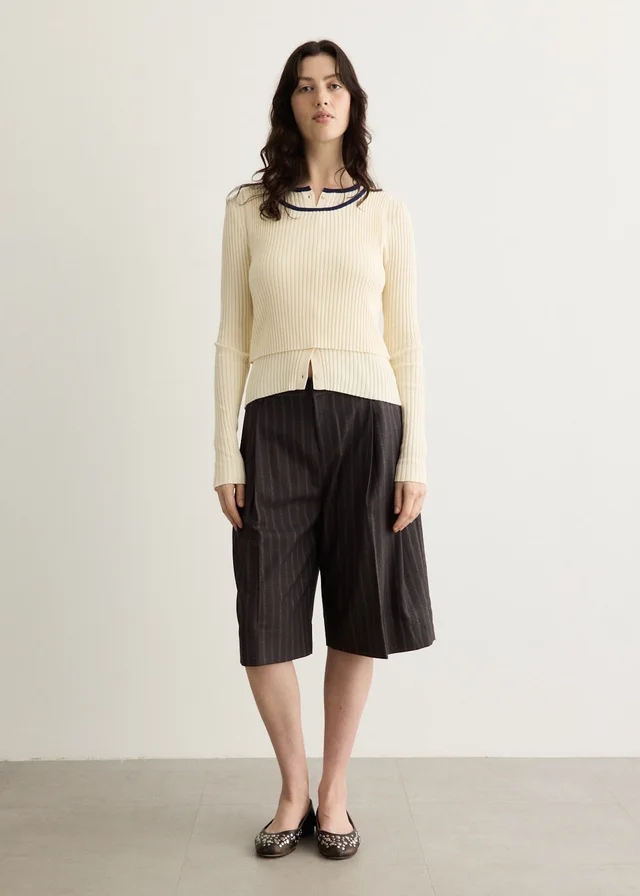 Wynn Hamlyn Sullivan Double Up Cardigan in Blue from Incu, photo 1 of 1