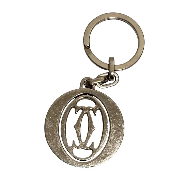 Cartier Double C Rotating Key Ring from LuxUness