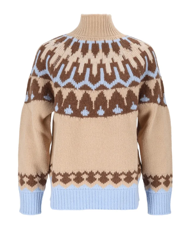 ERMANNO FIRENZE Patterned knit sweater from SENSER, photo 1 of 1