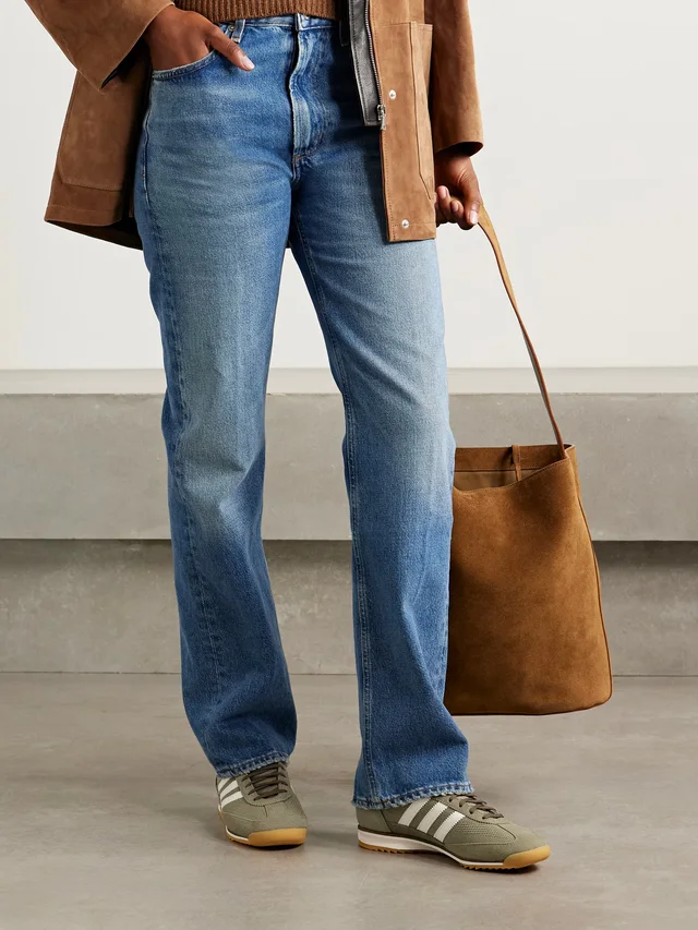 ADIDAS ORIGINALS SL 72 OG suede and leather-trimmed mesh sneakers in Green, photo 2 of 2 from NET-A-PORTER (Canada)